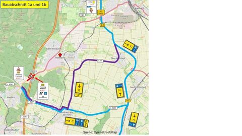 Straßenbauarbeiten B 455 Zwischen Rosbach V.d.H/Ober-Rosbach Und Der A ...